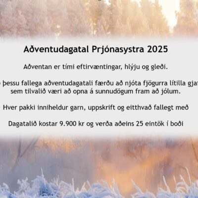 Aðventudagatal Prjónasystra 2025