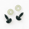 Öryggisaugu - Öryggisaugu 10mm svört