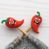 Lykkjustopparar - Chilli pepper