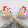 Lykkjustopparar - Colorful Chicken