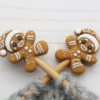 Lykkjustopparar - Gingerbread cookie