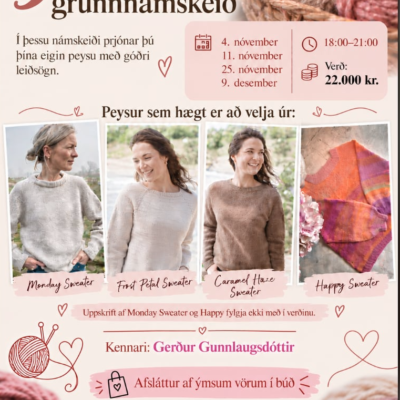 Prjónanámskeið